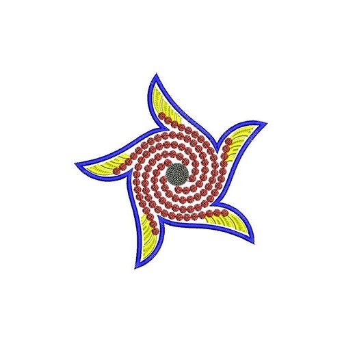 Star Fish Style Embroidery Patch