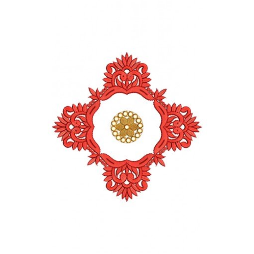 Tablecloth Embroidery Applique Design