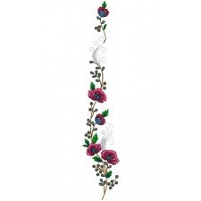 Floral Vine Embroidery Pattern Floral Vine Embroidery Pattern