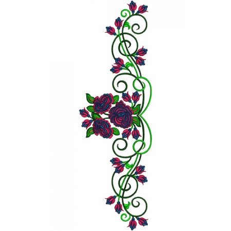 Custom Flower Embroidery Hoop Wallart 15855