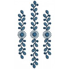 Flower Wall Art Embroidery Design 15857
