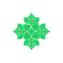 Flower Wall ART Embroidery Design 15860