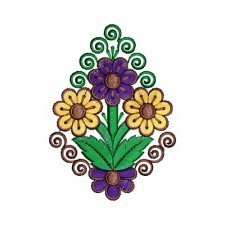 Patch Work Dress Design 16115