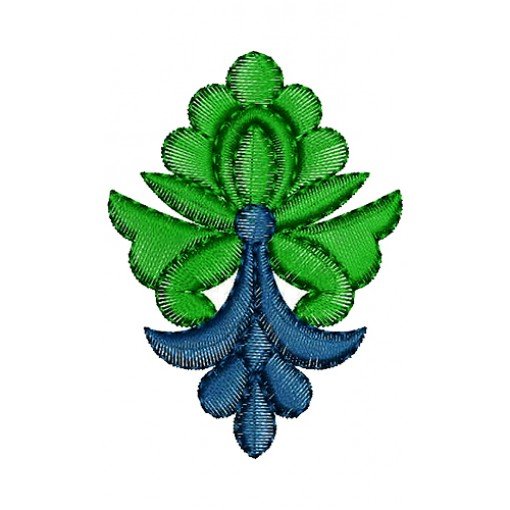 Draai Blom Applique Design 16248