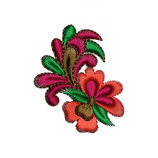 Traditional Indian Applique Embroidery Design 16393 Traditional Indian Applique Embroidery Design 16393