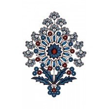 Flower Applique Embroidery Design 16424 Flower Applique Embroidery Design 16424