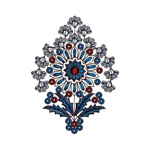 Flower Applique Embroidery Design 16424 Flower Applique Embroidery Design 16424
