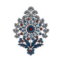 Flower Applique Embroidery Design 16424