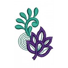 Unique Applique Embroidery Design 16428