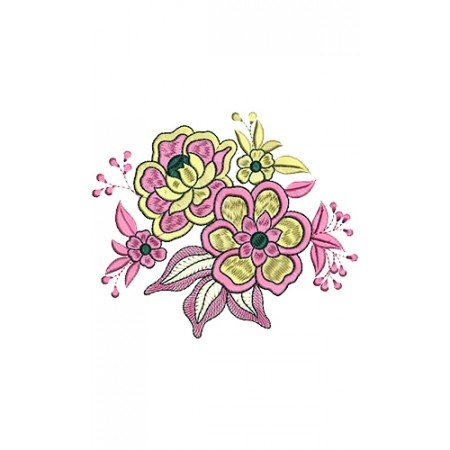 Floral Applique Design 16434