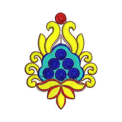 Indian Designer Saree Embroidery Design 16479