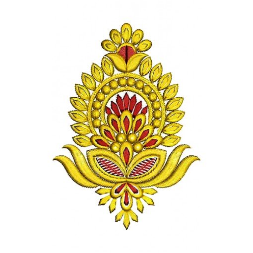 Small Floral Cushion Covers Embroidery Design 16504