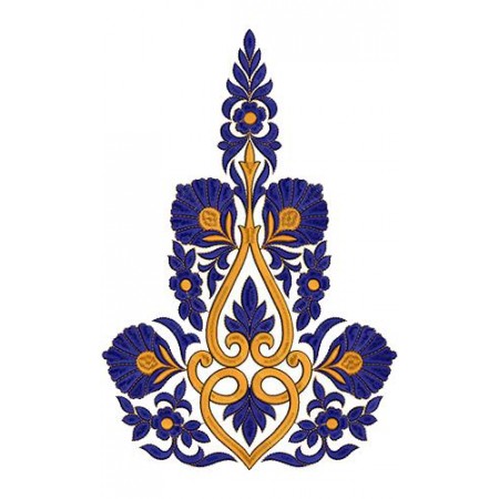 Mexican Dress Applique Embroidery Design 16551