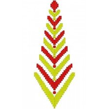 Autumn Fashion Chains Embroidery Design 16559