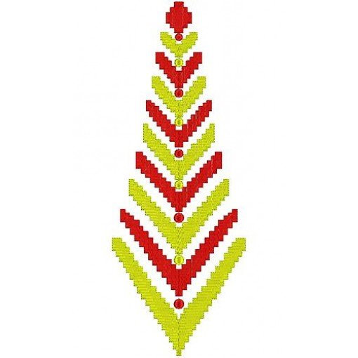Autumn Fashion Chains Embroidery Design 16559