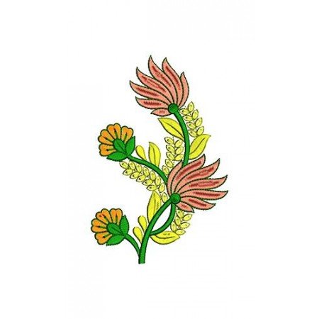 Crewel Traditional Applique Embroidery Design 16637