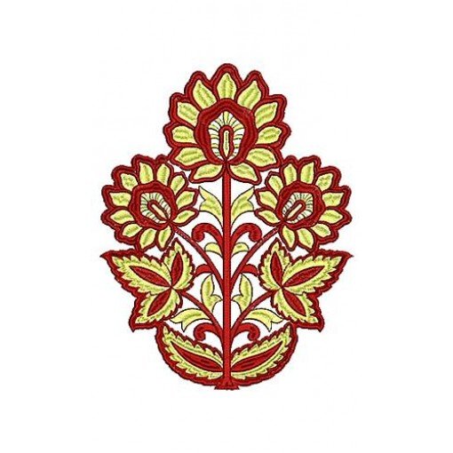Fabric Bazin Brode Embroidery Design 16706