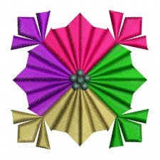 Decorative Applique Embroidery Design 16758