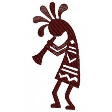 Dress Fabric Warli Applique Embroidery Design 16929 Dress Fabric Warli Applique Embroidery Design 16929