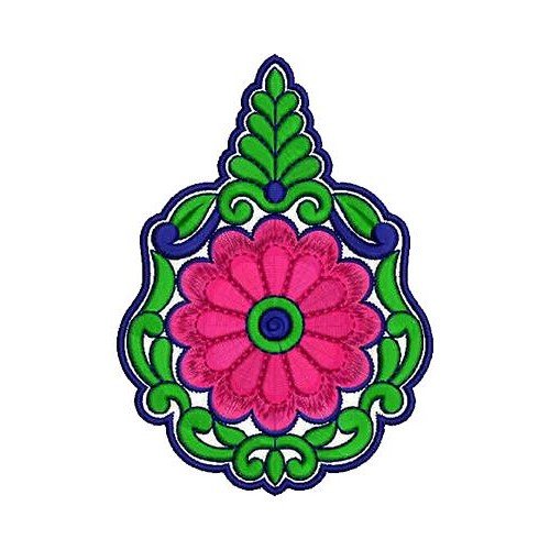 Wool Applique Embroidery Design 17016