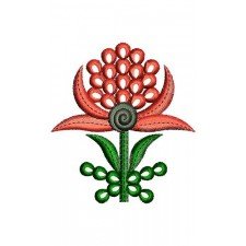 Floral Artistry Patch Embroidery Design 17017 Floral Artistry Patch Embroidery Design 17017