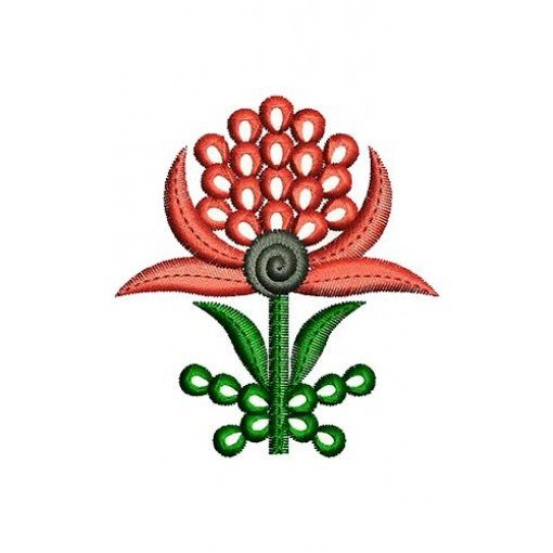 Floral Artistry Patch Embroidery Design 17017 Floral Artistry Patch Embroidery Design 17017