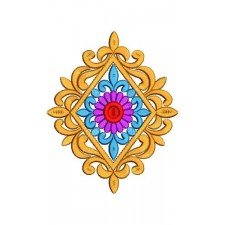 Jacobean Flower Kit Applique Embroidery Design 17018 Jacobean Flower Kit Applique Embroidery Design 17018