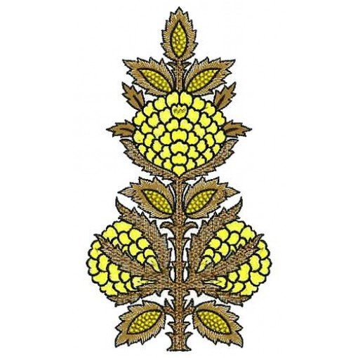 Flowers Iron Patch Embroidery Design 17021 Flowers Iron Patch Embroidery Design 17021