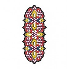 Gorgeous Wool Applique Embroidery Design 17022