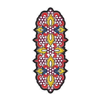 Gorgeous Wool Applique Embroidery Design 17022