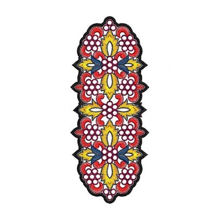 Gorgeous Wool Applique Embroidery Design 17022