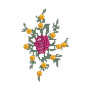 Vintage Cross Stitch Tablecloth Embroidery Design 17025