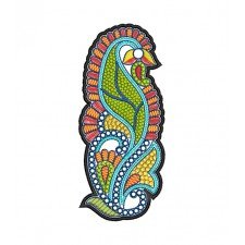Arabic Lawn Embroidery Design 17112