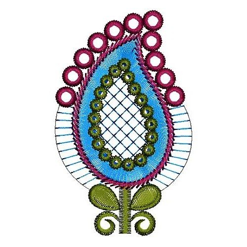Chuvashia Culture Applique Embroidery Design 17115