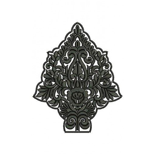 Hawaiian Floral Hibiscus Embroidery Design 17119