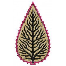Twirling Autumn Leaves Embroidery Design 17136