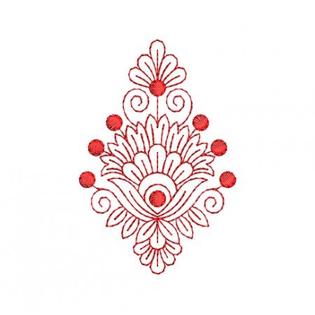Applique Embroidery Designs For Kurti 17143
