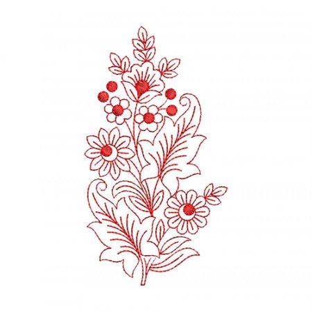 Pure Resham Long Kurti Embroidery Design 17144