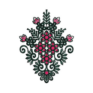 Vintage Mexican Embroidery Design 17146
