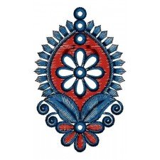 Rangoli Concept Embroidery Design 17152