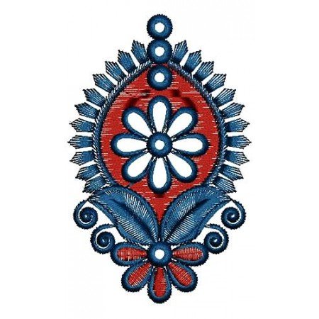 Rangoli Concept Embroidery Design 17152