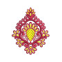 Elegante Floral Figuur Embroidery Design 17155