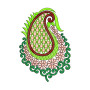 Wedding Blouse Applique Embroidery Design