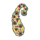 Classic Paithani Motif Embroidery Design for Maharashtra