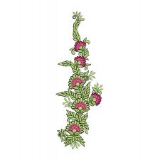 South Indian Bridal Saree Embroidery Design