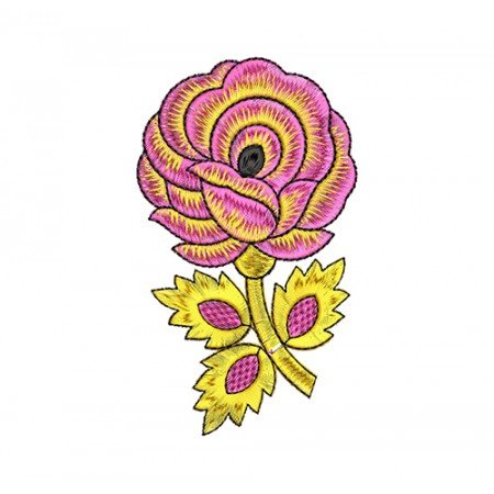 Rose Wool Embroidery Pattern