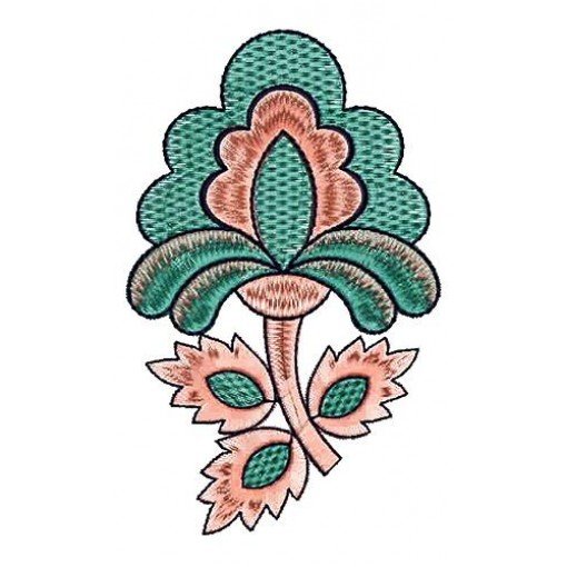 Banaras Cotton Dupatta Embroidery Design