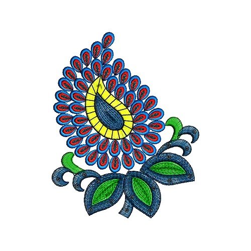 Swiss Lawn Suit Patch Embroidery Design