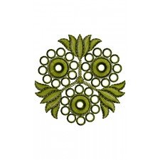 Floral Indian Parsi Patch Embroidery Design