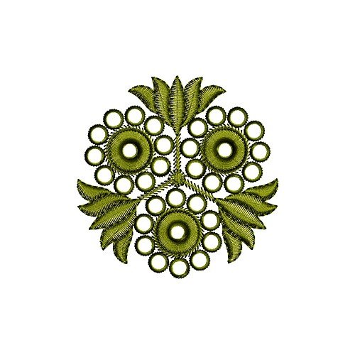 Floral Indian Parsi Patch Embroidery Design